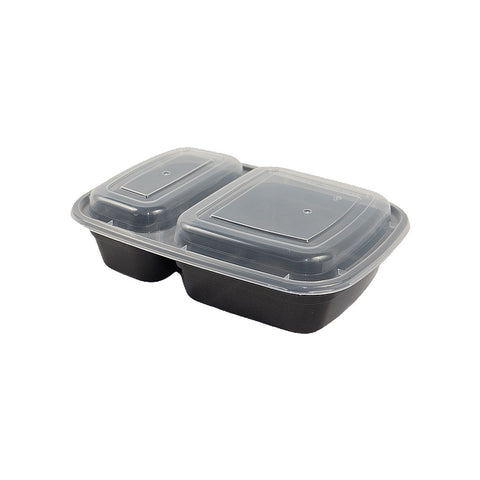 2 COMPARTMENT MICROWAVE SAFE CONTAINER