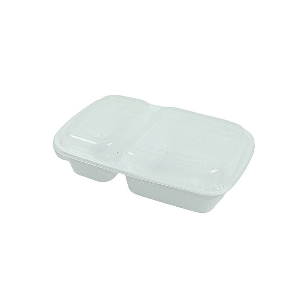 2 COMPARTMENT MICROWAVE SAFE CONTAINER