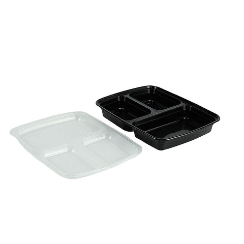 3 COMPARTMENT MICROWAVE SAFE CONTAINER